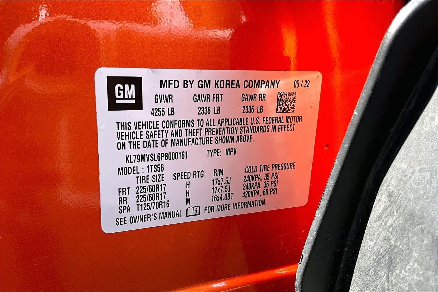 Used 2023 Vivid Orange Metallic Chevrolet ACTIV image 97