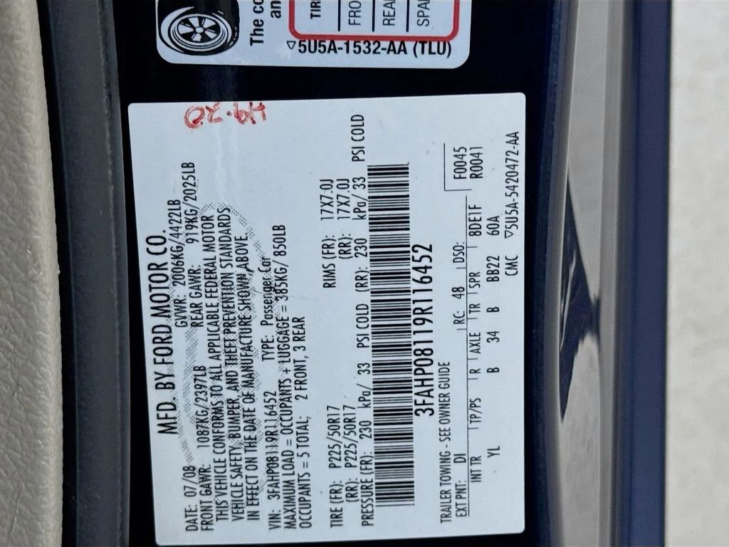 Used 2009 Blue Ford SEL image 34