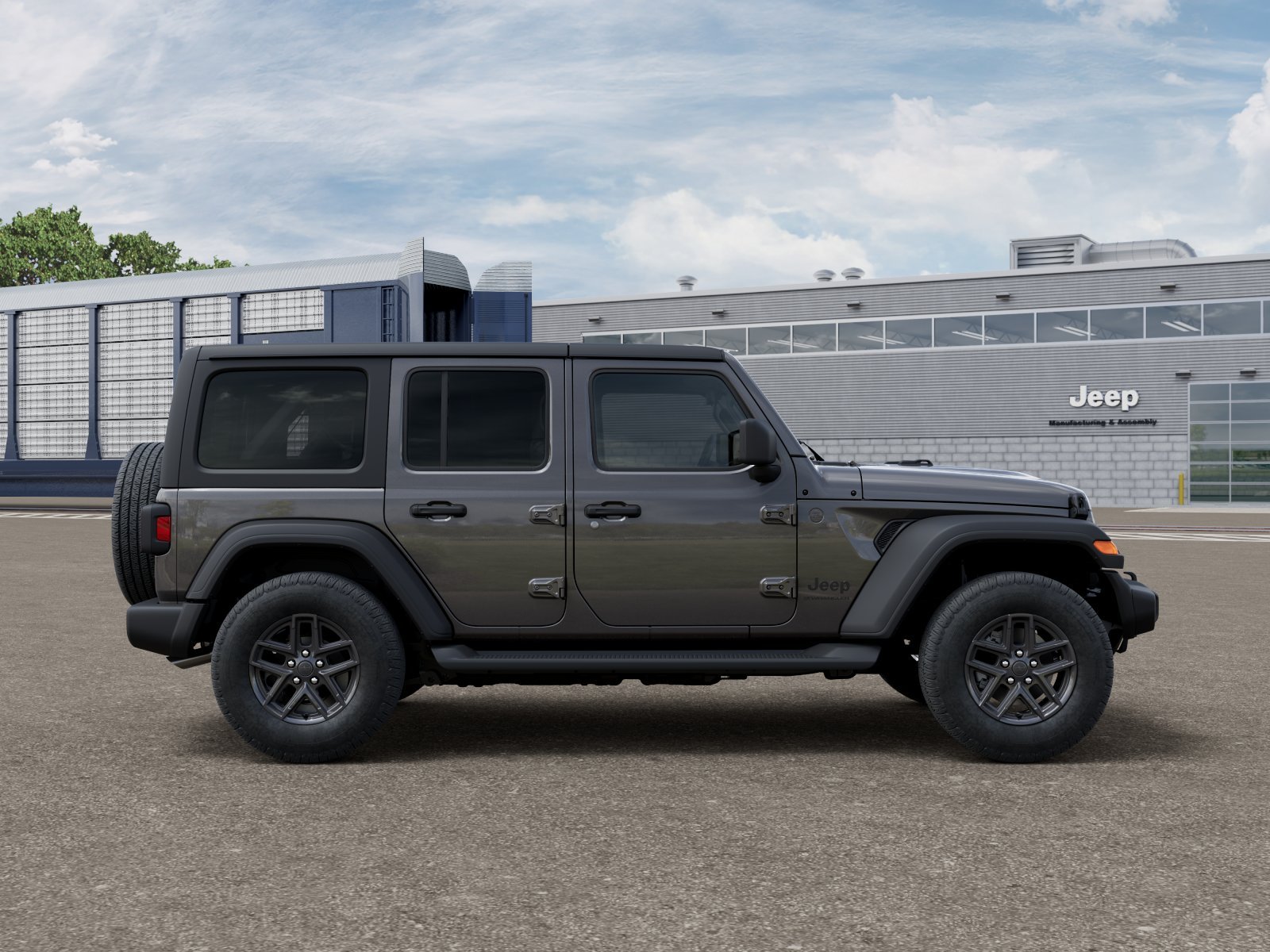 New 2026 Granite Crystal Metallic Clear-Coat Exterior Paint Jeep Sport S image 12