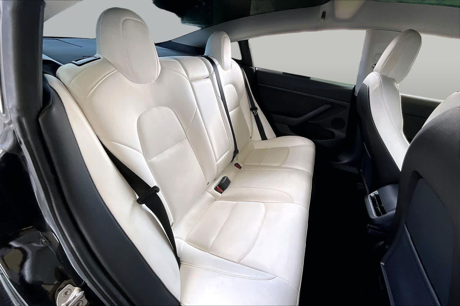 Used 2021 Solid Black Tesla Standard Range Plus image 16