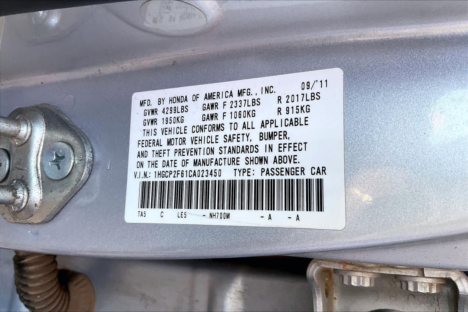 Used 2012 Polished Metal Metallic Honda SE image 29