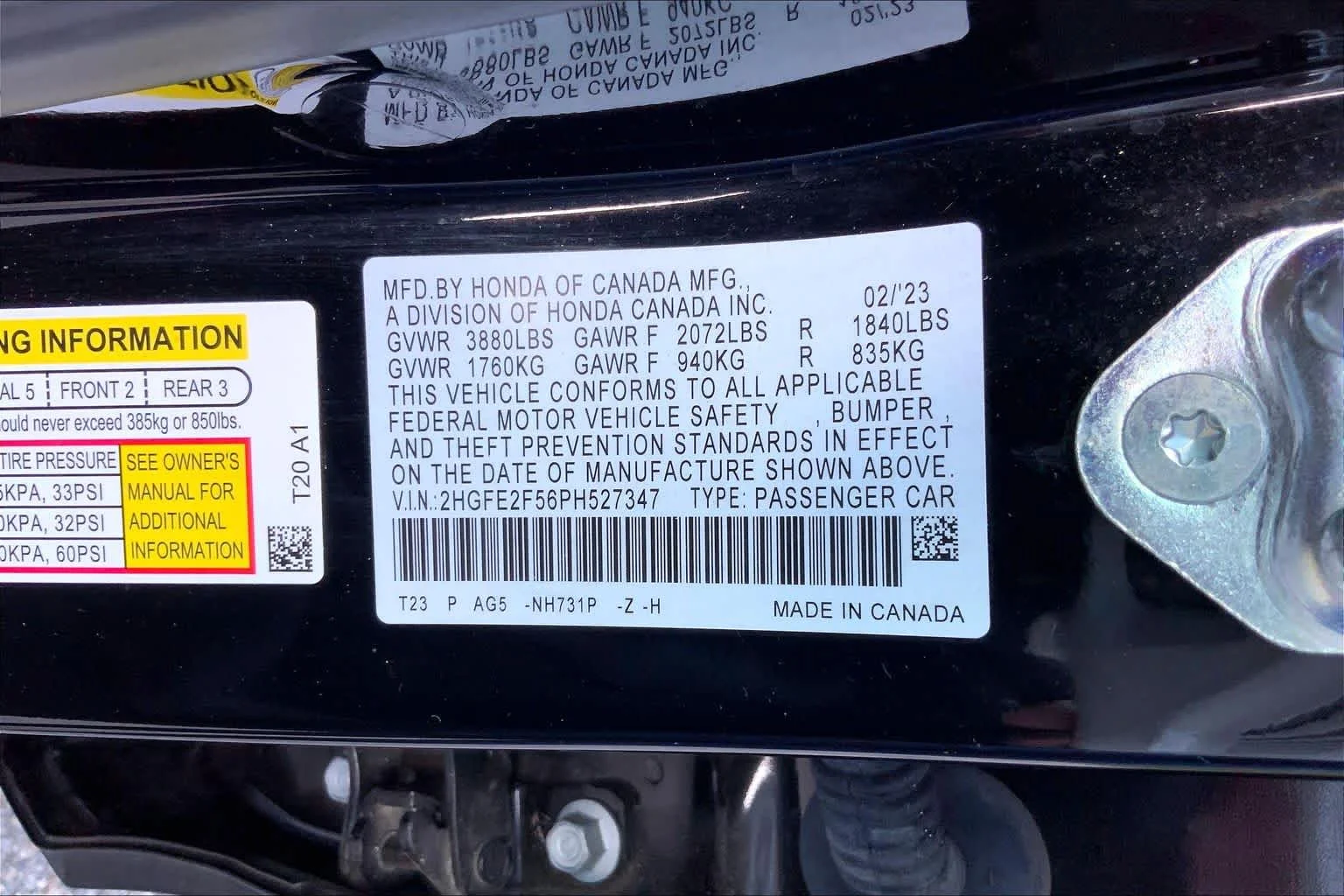 Used 2023 Crystal Black Pearl Honda Sport image 34