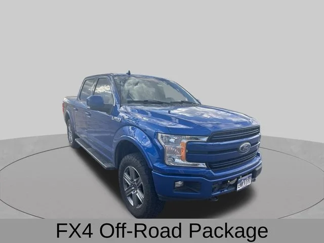 Used 2018 Blue Ford Lariat image 4