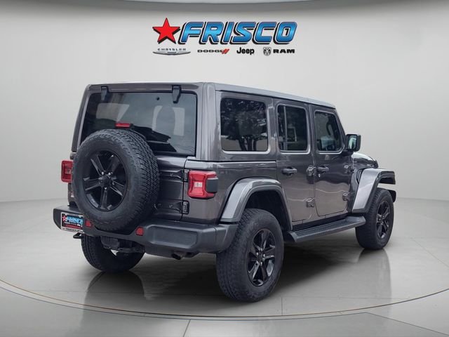 Used 2021 Gray Jeep Unlimited Sahara Altitude image 7