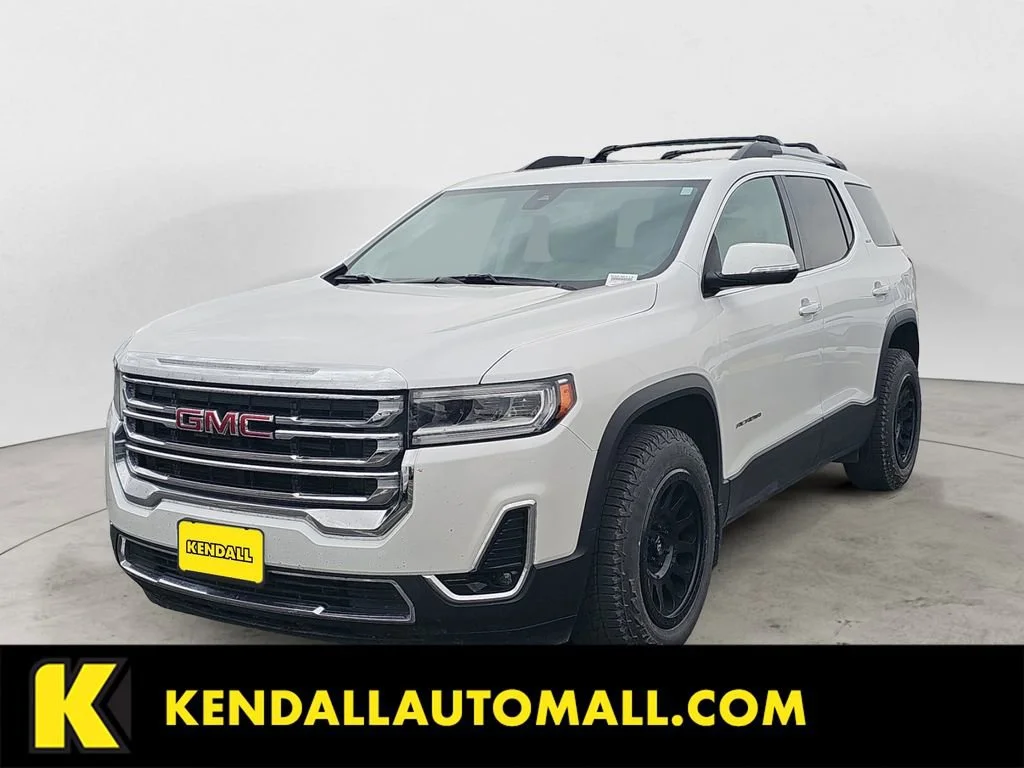 Used 2023 White Frost Tricoat GMC SLT image 1
