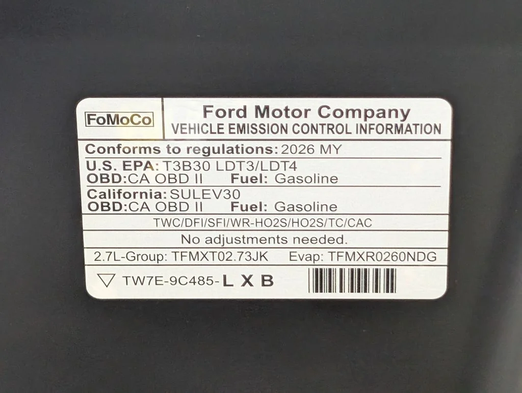 New 2026 Agate Black Metallic Ford STX® image 26