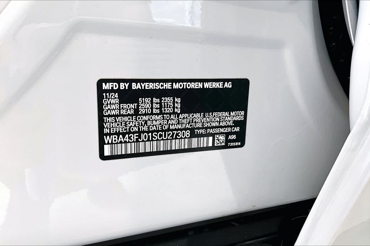 Certified Used 2025 Mineral White Metallic BMW 530i image 35