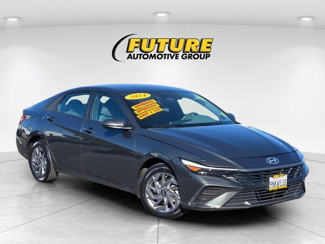 2024 Hyundai Elantra Hybrid Blue