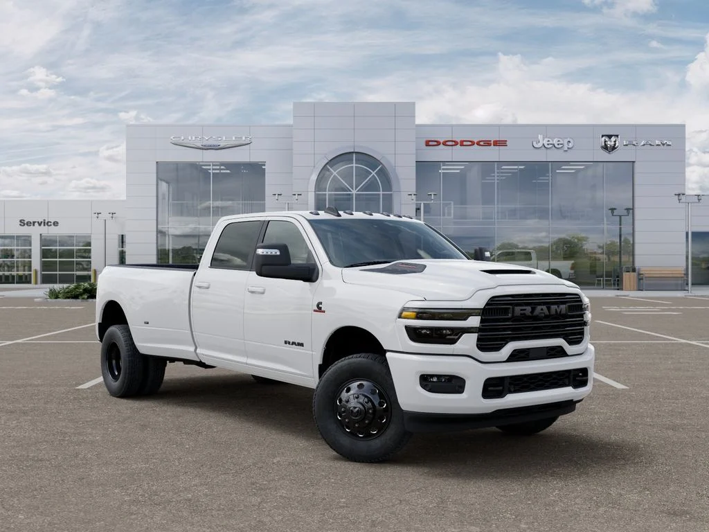 New 2026 Bright White Clear-Coat Exterior Paint RAM Laramie image 5