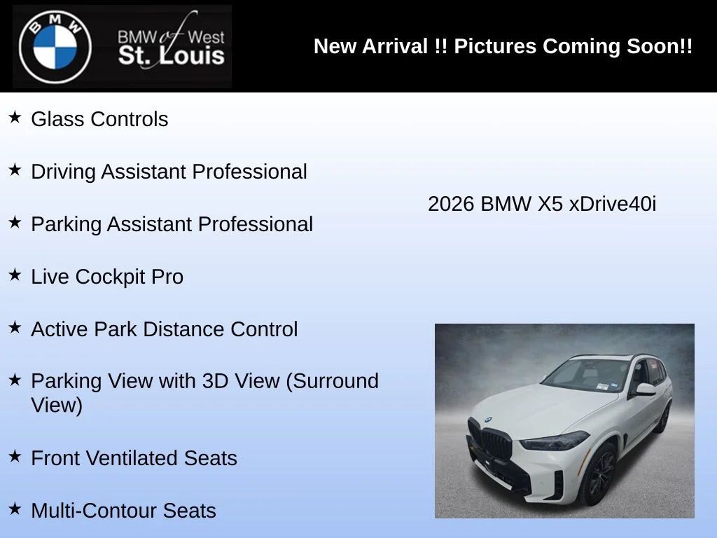 Used 2026 White BMW xDrive40i image 13