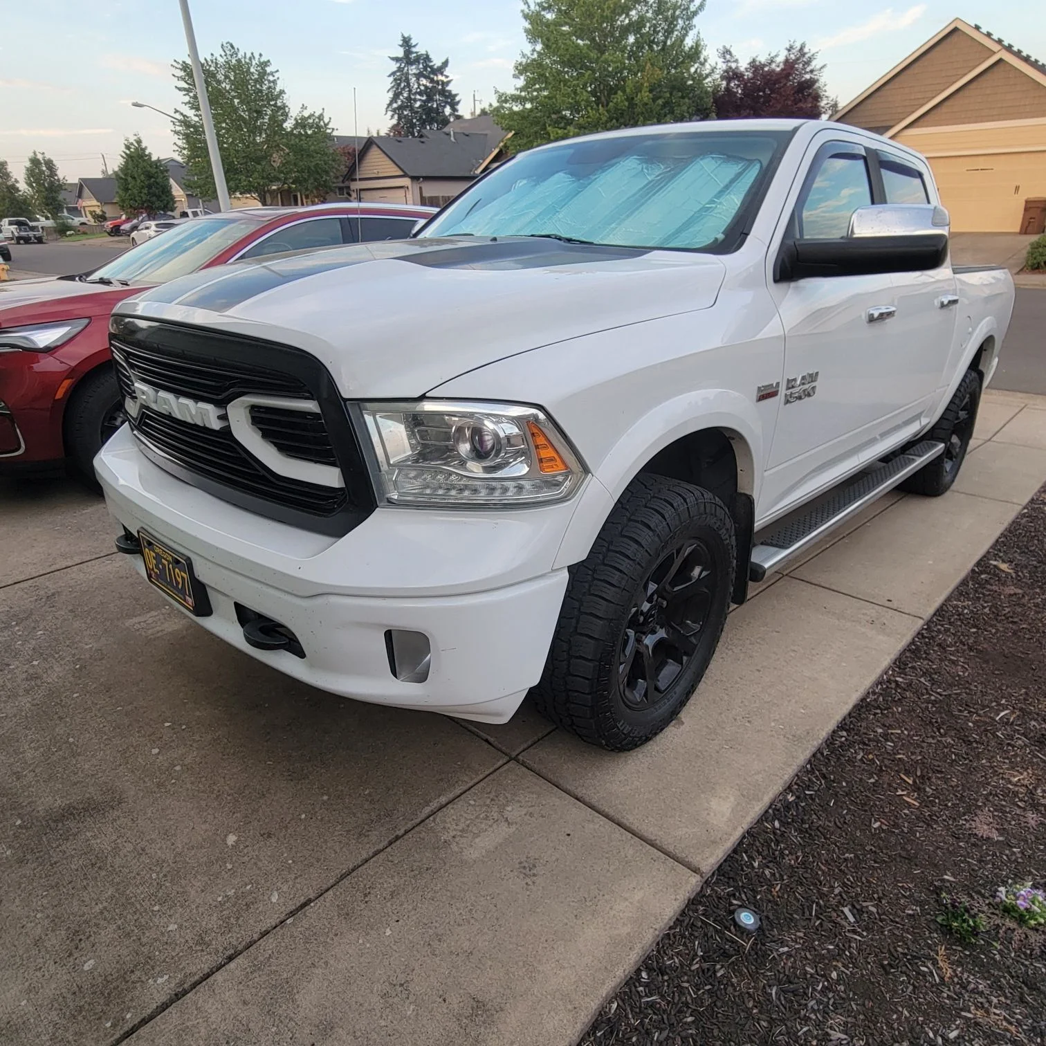 Used 2014 Bright White Clearcoat Ram Laramie image 1