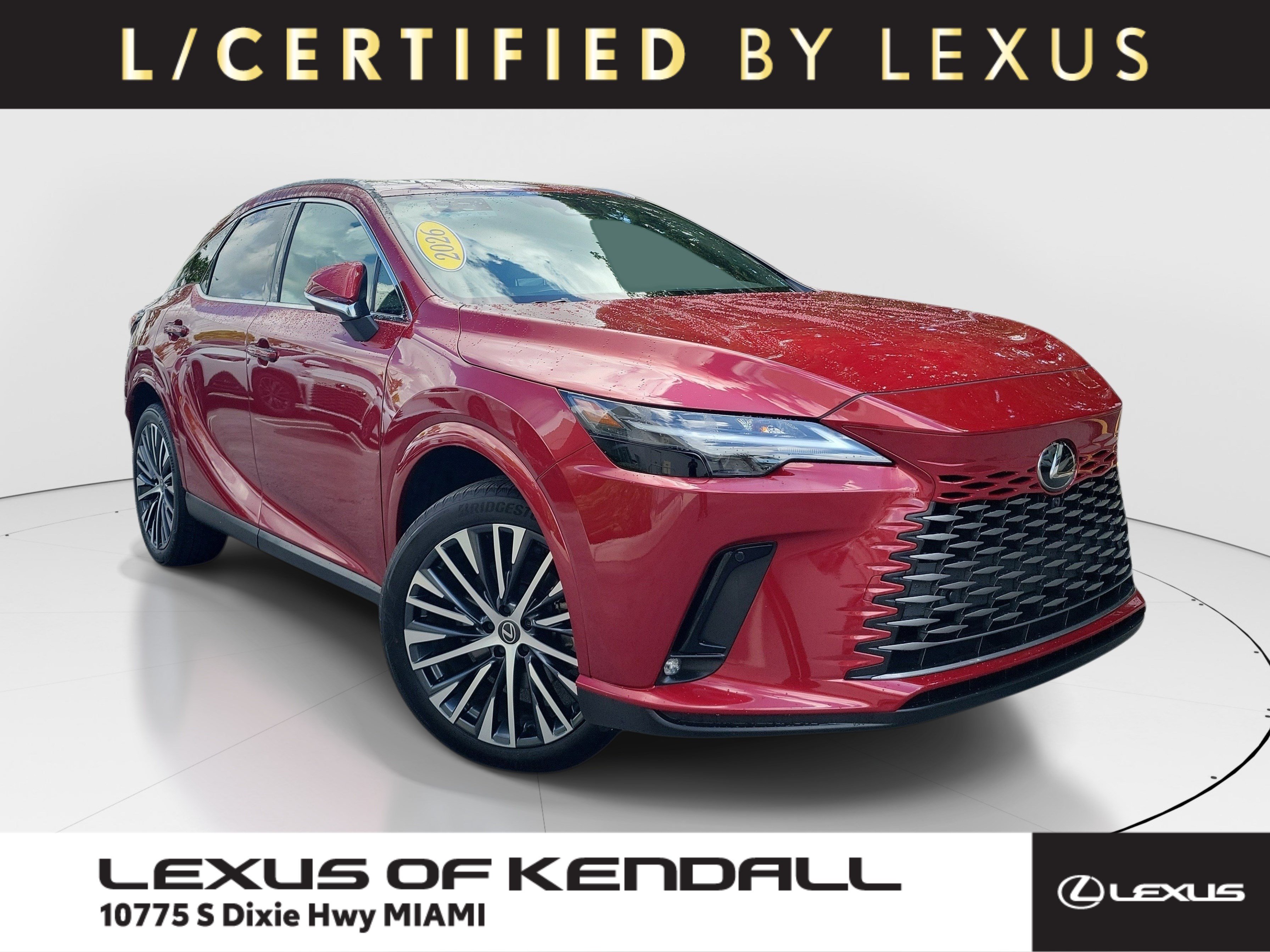 Used 2026 Matador Red Mica Lexus RX 350 Premium+ image 1