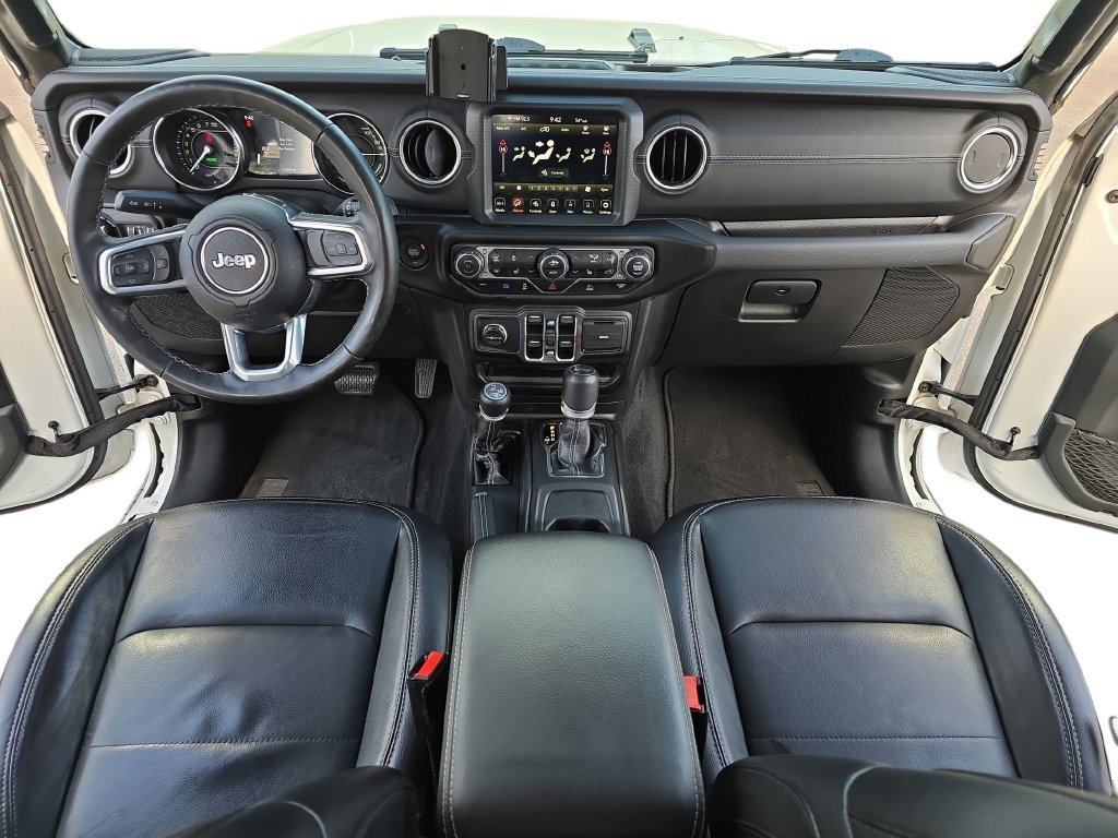 Used 2021 White Jeep Unlimited Sahara 4xe image 11