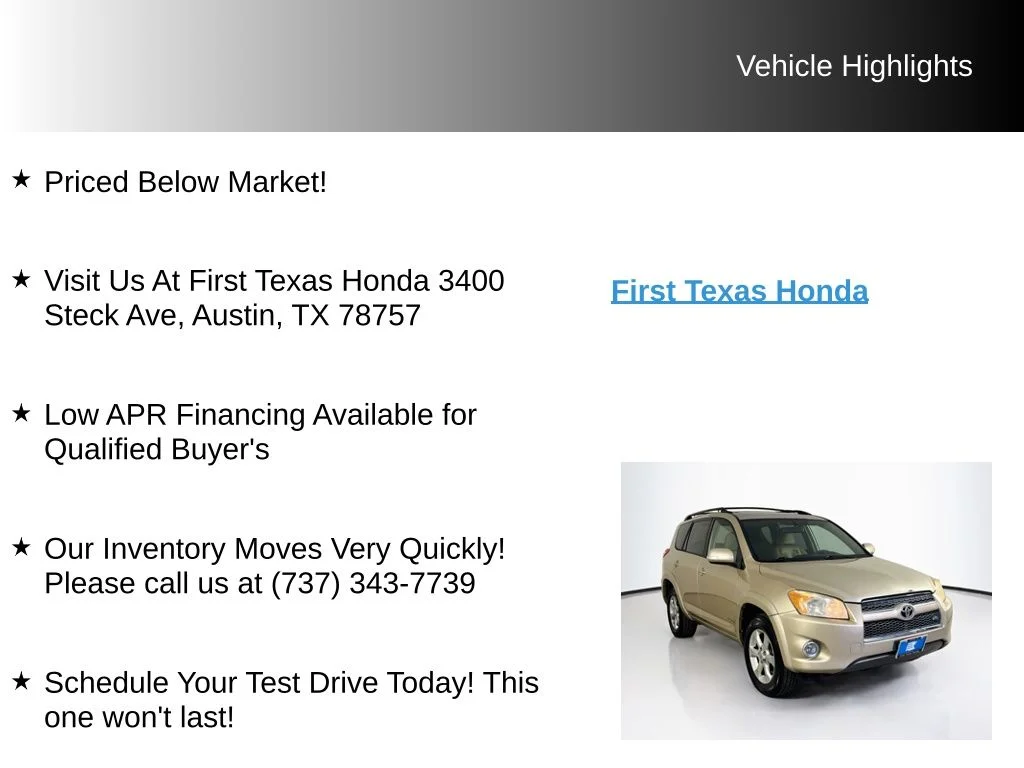 Used 2009 Sandy Beach Metallic Toyota Limited image 9
