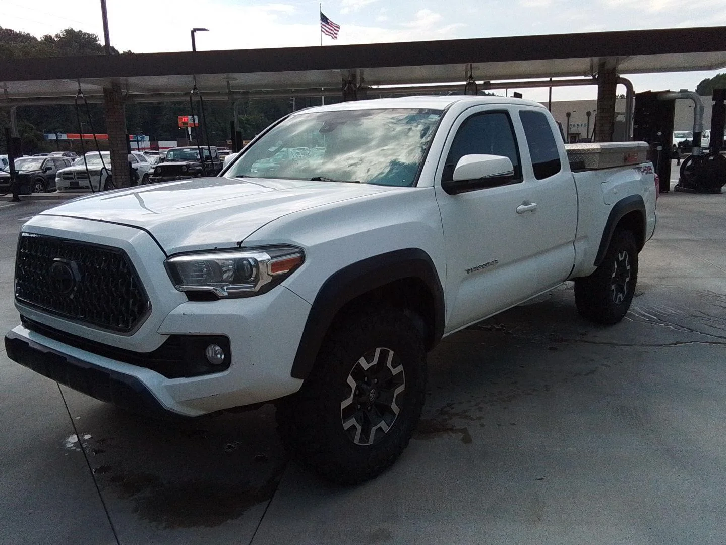 Used 2019 Super White Toyota TRD Off Road image 1