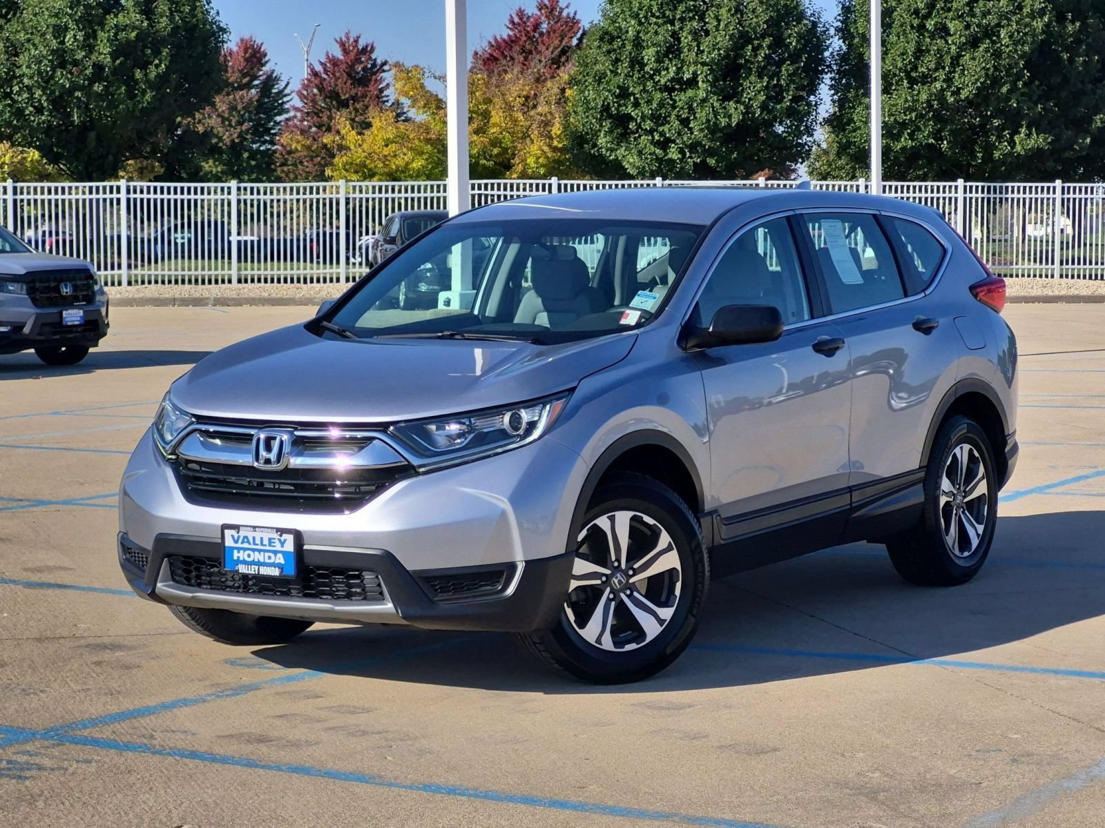 Certified Used 2018 Silver Honda LX image 2