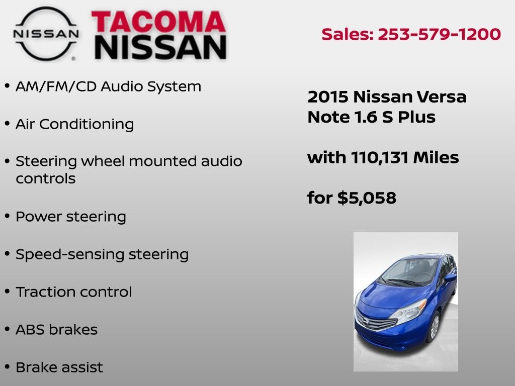 Used 2015 Blue Nissan S Plus image 6