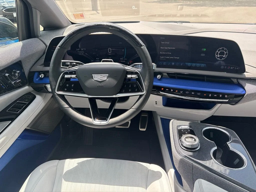 Used 2025 Coastal Blue Metallic Cadillac Luxury 2 image 13
