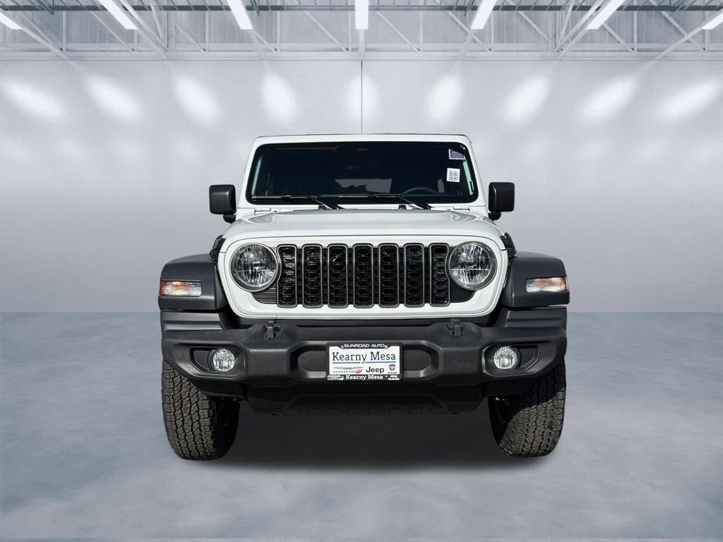 New 2026 Bright White Clear-Coat Exterior Paint Jeep Sport S image 2