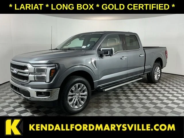 Certified Used 2025 Gray Ford Lariat image 1