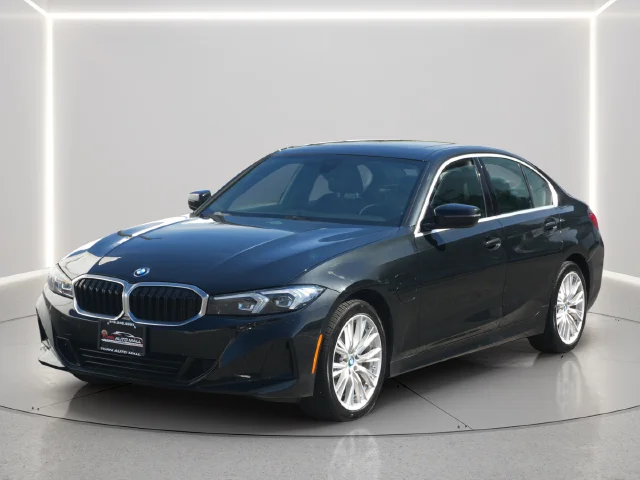 Used 2024 Black BMW 330e xDrive image 1