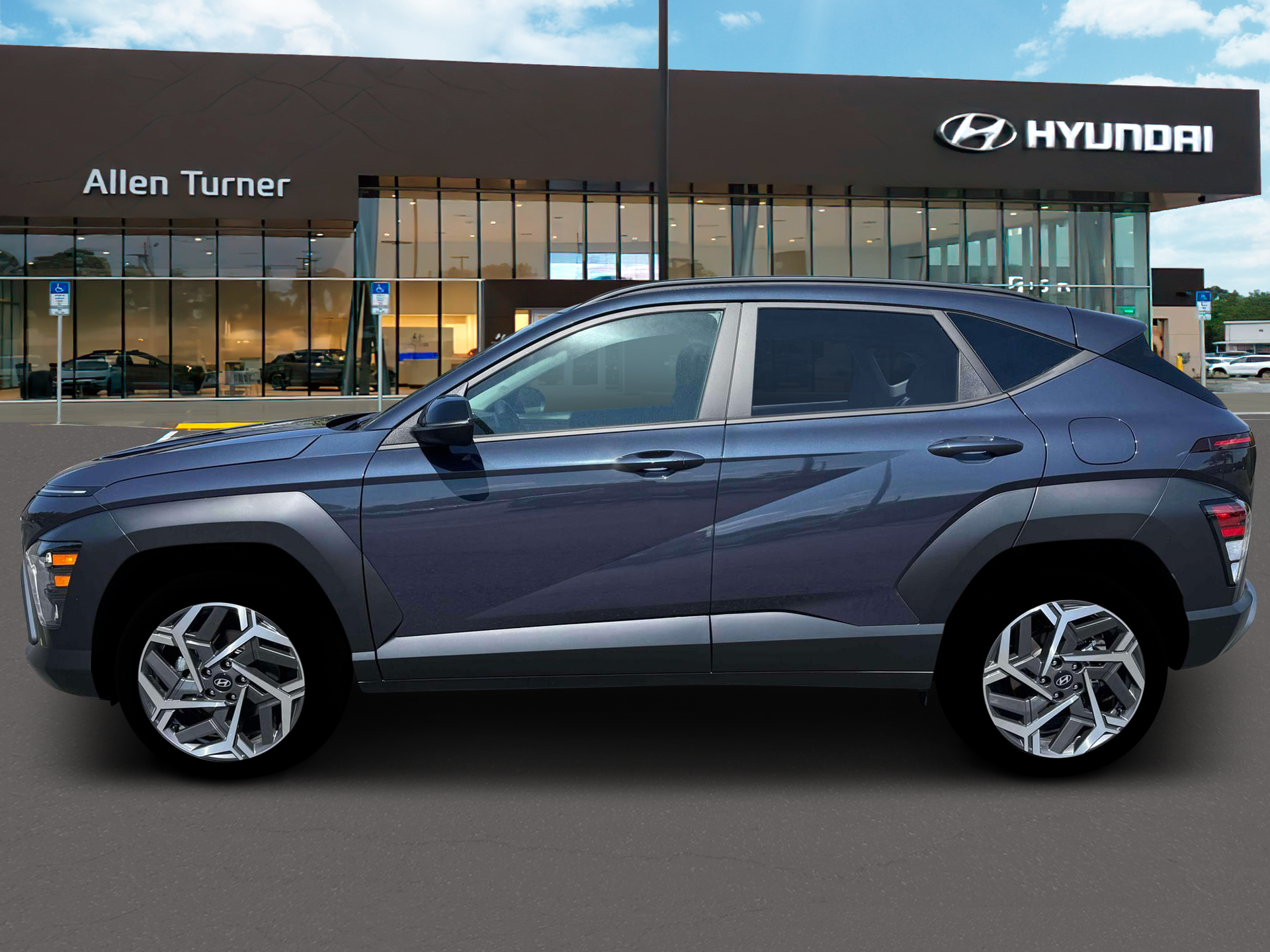 New 2026 Denim Blue Pearl Hyundai SEL Premium FWD image 3