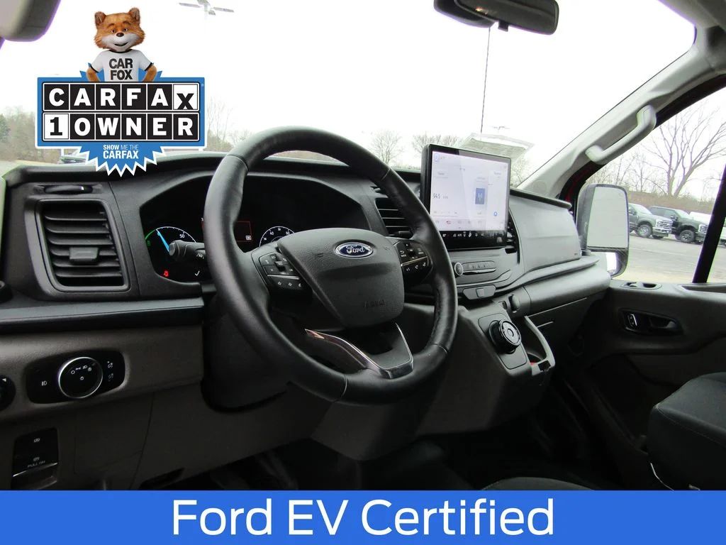Certified 2024 Ford E-Transit Cargo Van Base with VIN 1FTBW1YKXRKA00009 for sale in Racine, WI