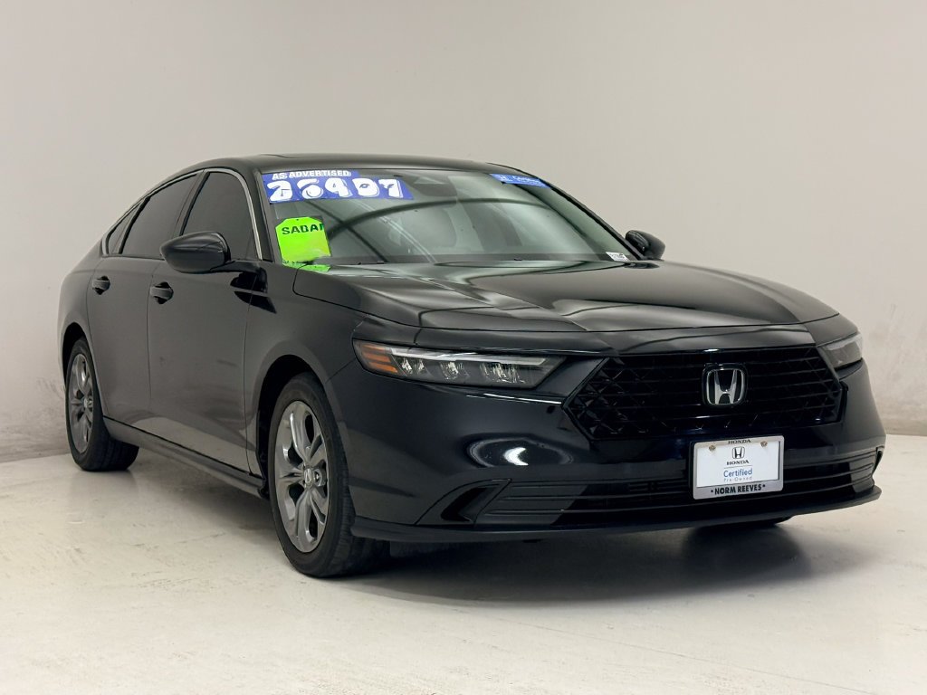 Certified Used 2024 Crystal Black Pearl Honda EX image 4