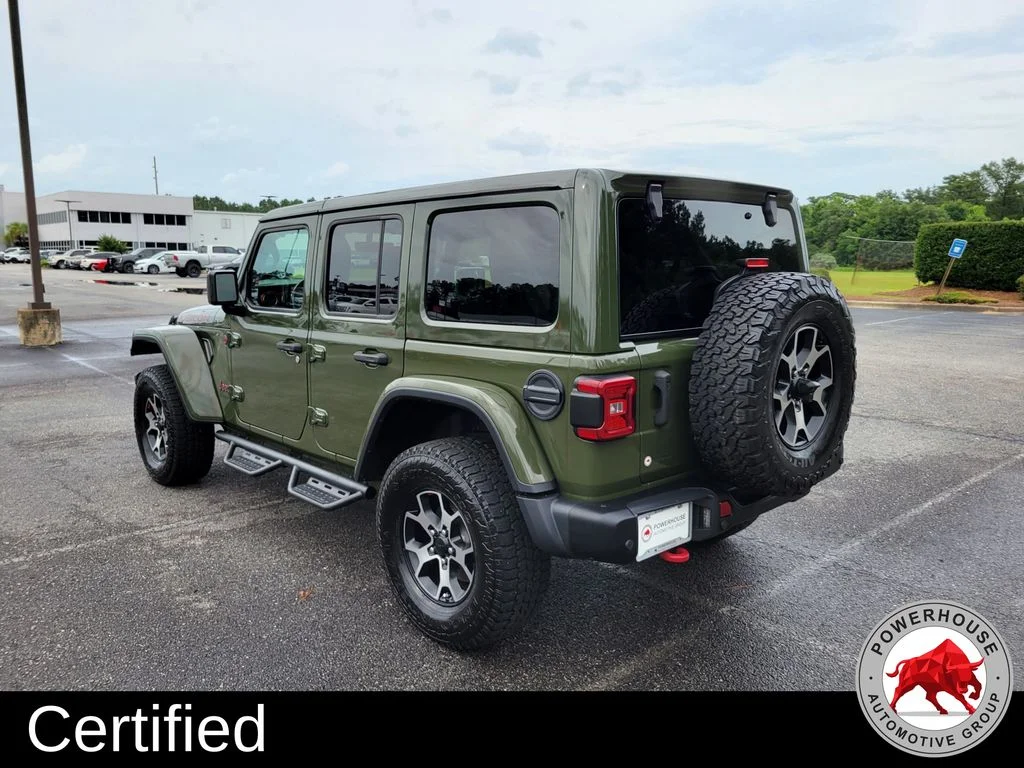 Used 2021 Green Jeep Unlimited Rubicon image 4