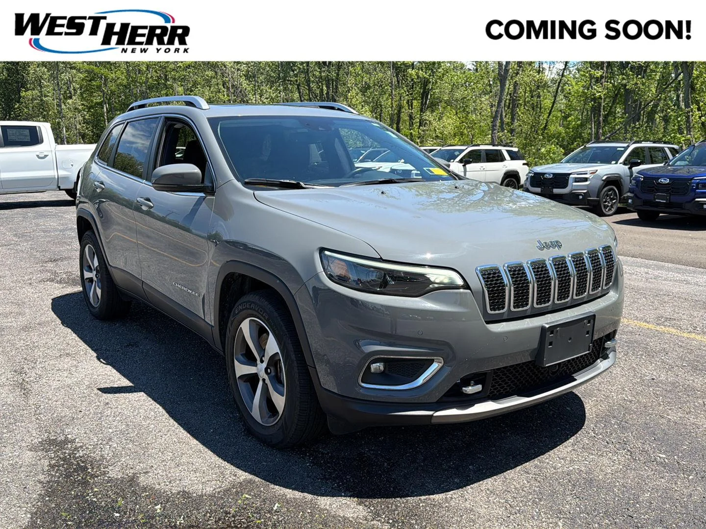 Used 2021 Sting-Gray Clearcoat Jeep Limited image 1