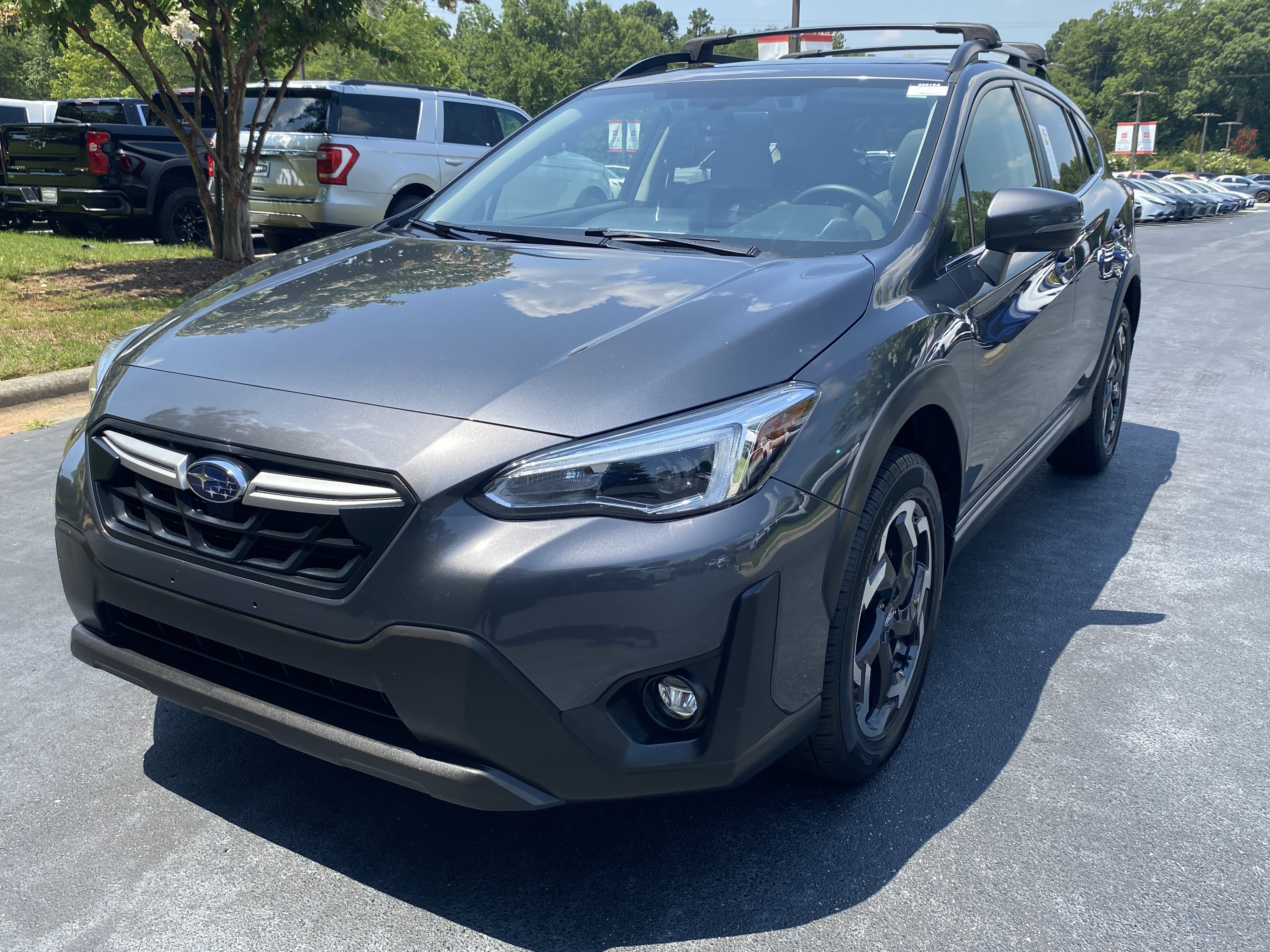 Used 2021 Magnetite Gray Metallic Subaru Limited image 1