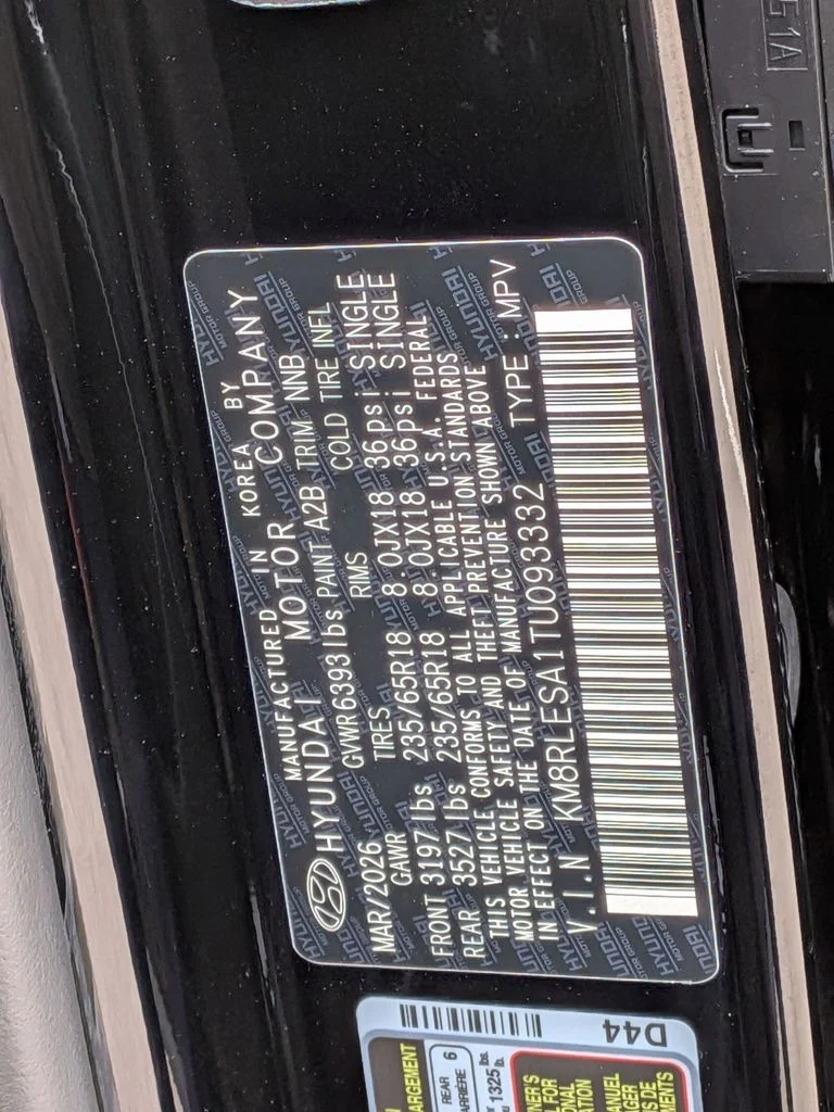New 2026 Black Hyundai SEL image 35