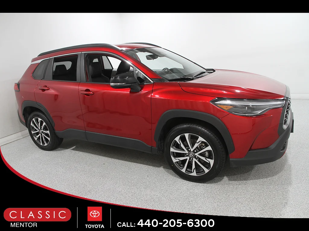 Certified Used 2025 Soul Red Crystal Toyota XLE image 1