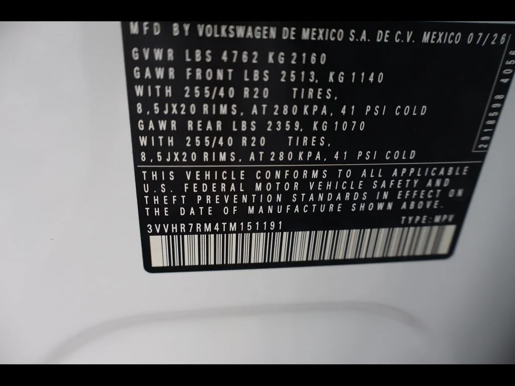New 2026 White/off-white Volkswagen SE R-Line Black image 30