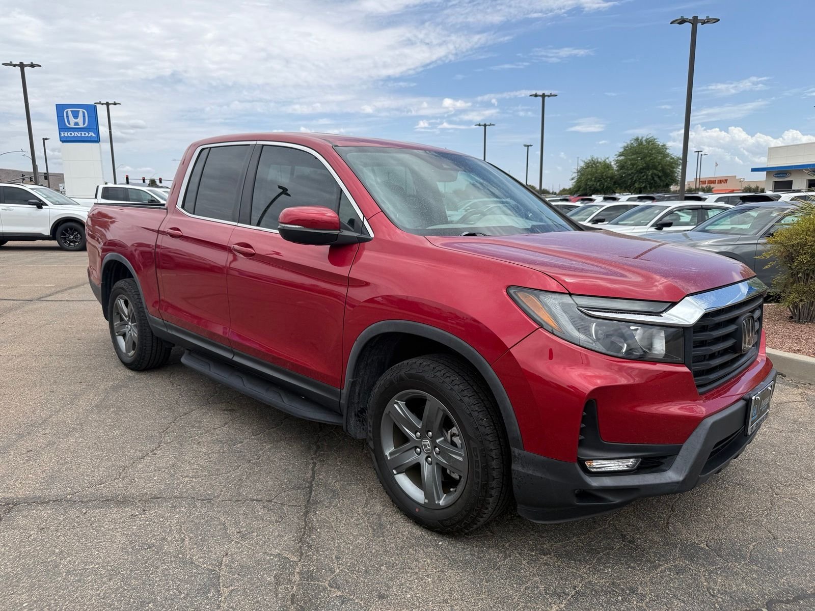 Certified Used 2023 Radiant Red Metallic II Honda RTL image 3