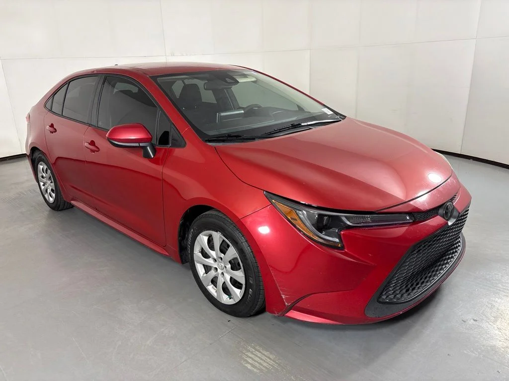 Used 2020 Red Toyota LE image 2
