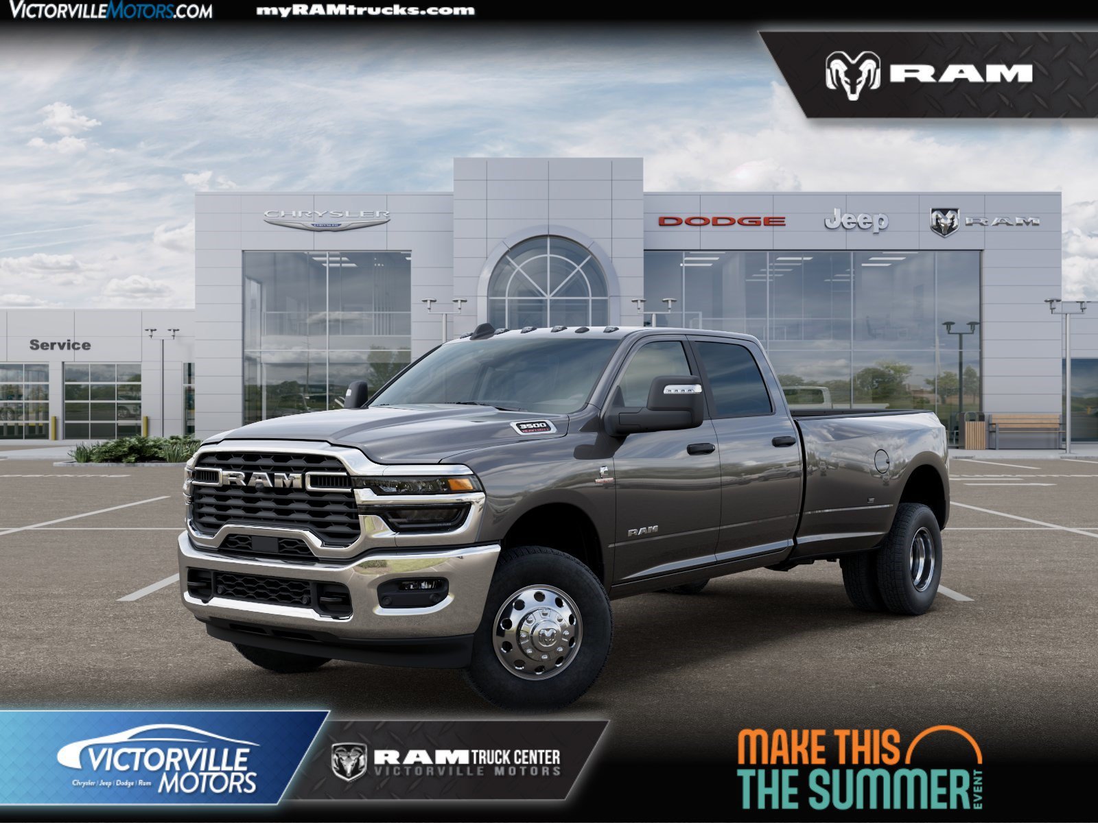 New 2026 Granite Crystal Metallic Clear-Coat Exterior Paint RAM Big Horn image 1