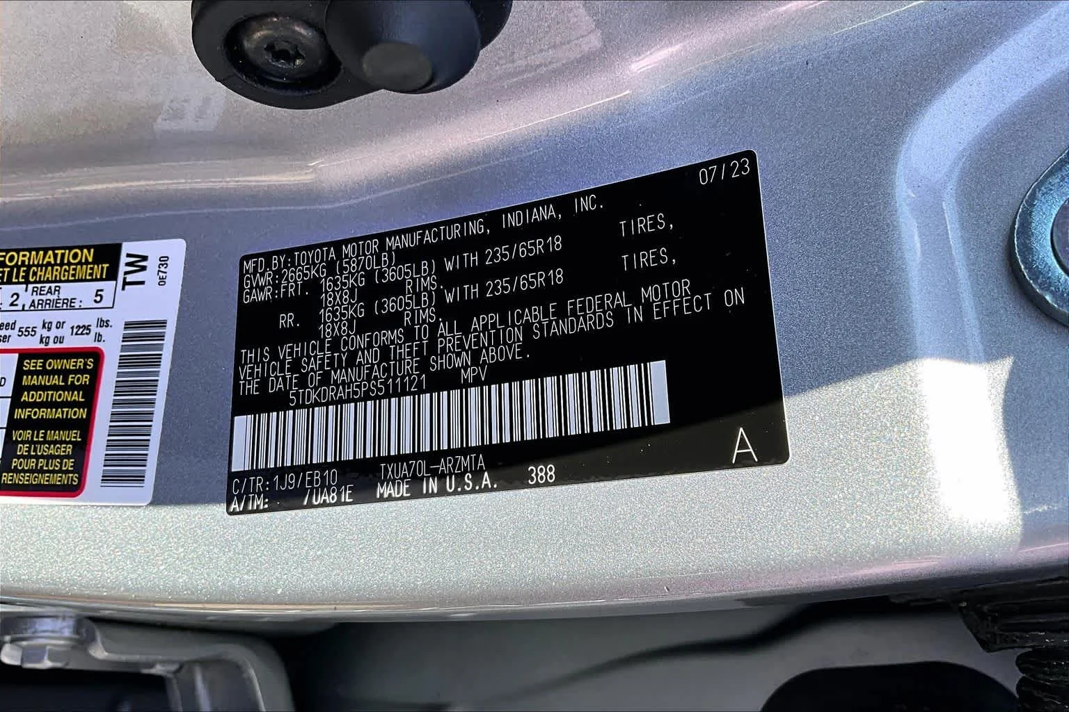 Used 2023 Celestial Silver Metallic Toyota XLE image 30