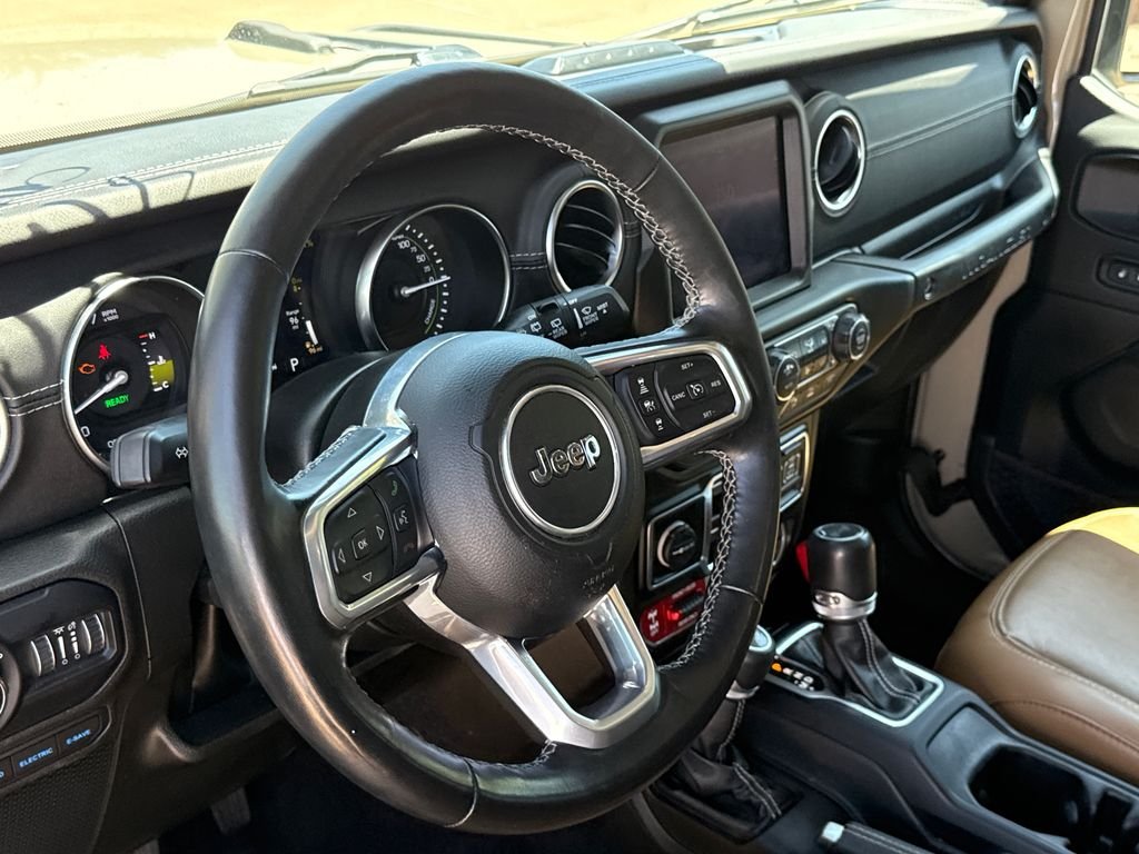 Used 2022 Beige Jeep Unlimited Rubicon 4xe image 16