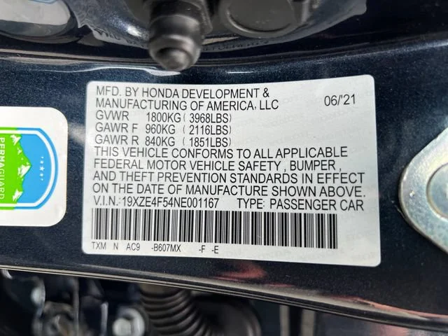 Used 2022 Cosmic Blue Metallic Honda EX image 17