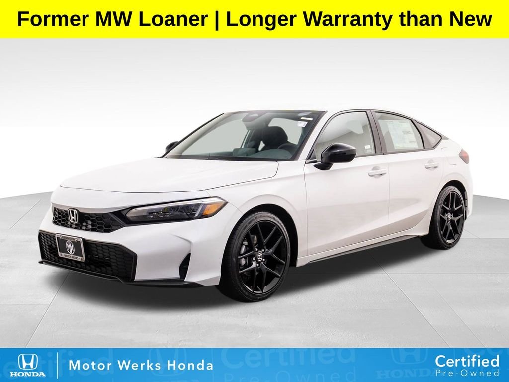 Certified Used 2026 Platinum White Pearl Honda Sport image 1