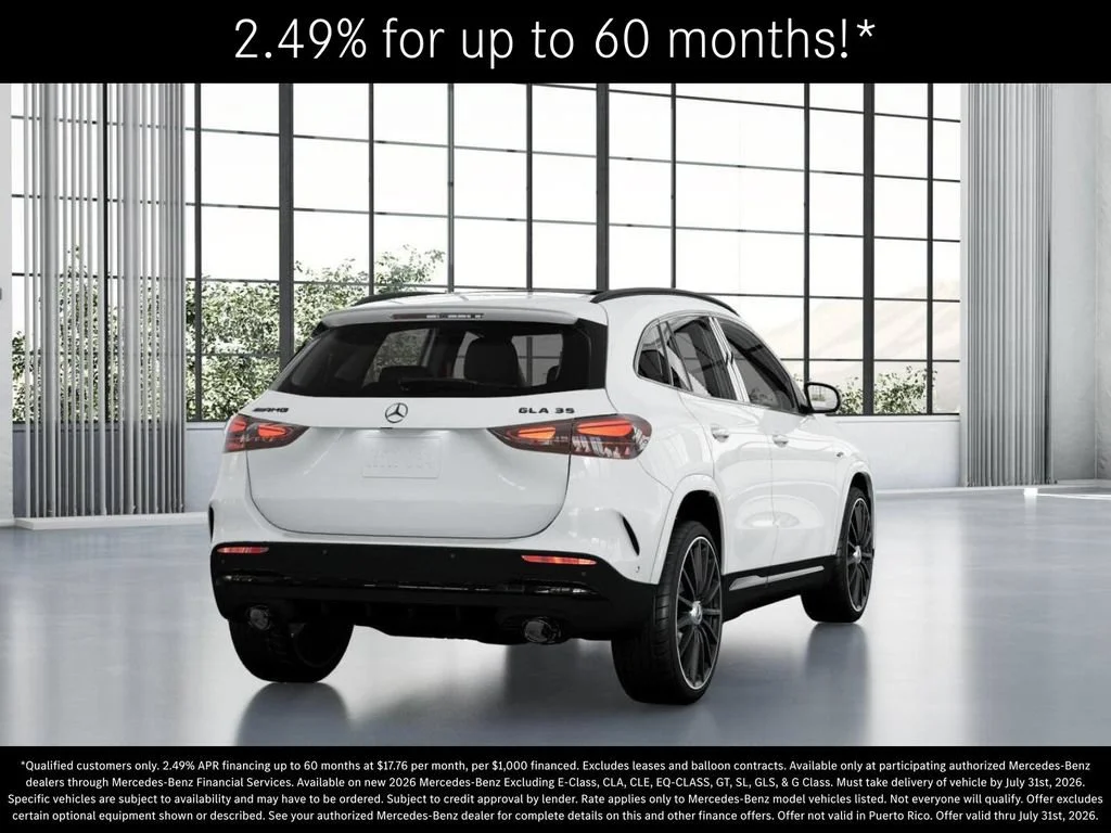 New 2026 Polar White Mercedes-Benz AMG® GLA 35 4MATIC SUV image 65