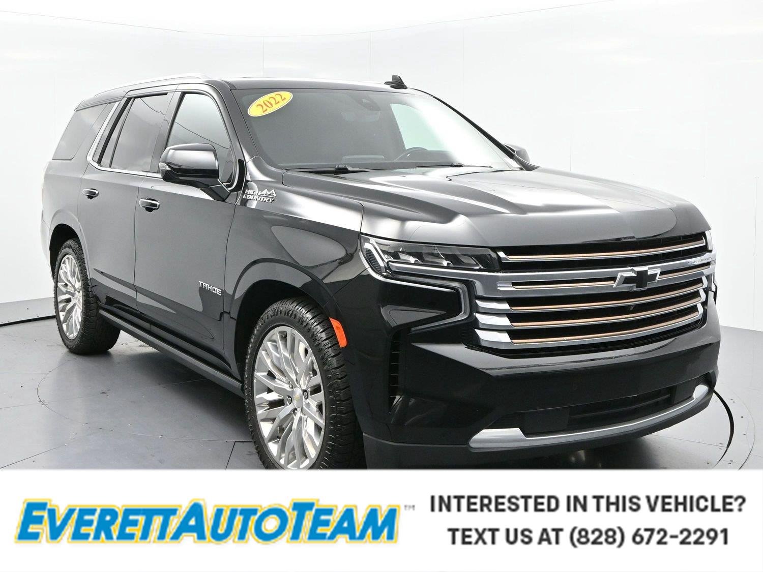 Used 2022 Black Chevrolet High Country image 1
