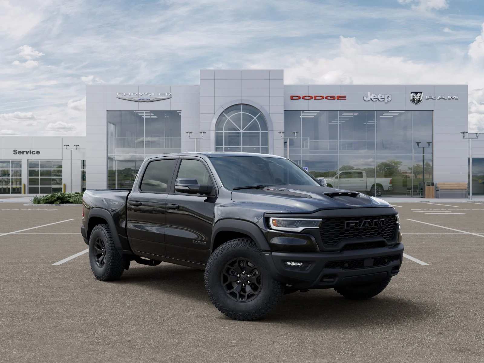 New 2026 Diamond Black Crystal Pearl-Coat Exterior Paint RAM RHO image 28