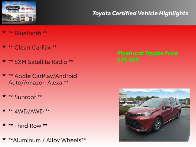 Used 2021 Red Toyota XLE image 19