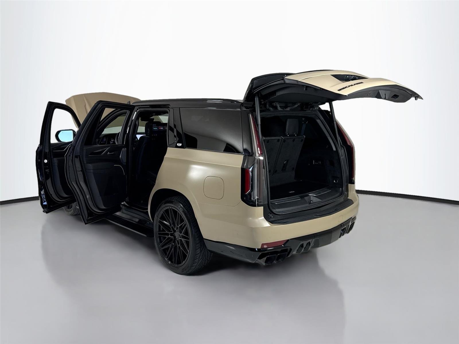 Used 2023 Black Raven Cadillac AWD V-Series | Vossen Wheels | Two Tone Wrap image 46