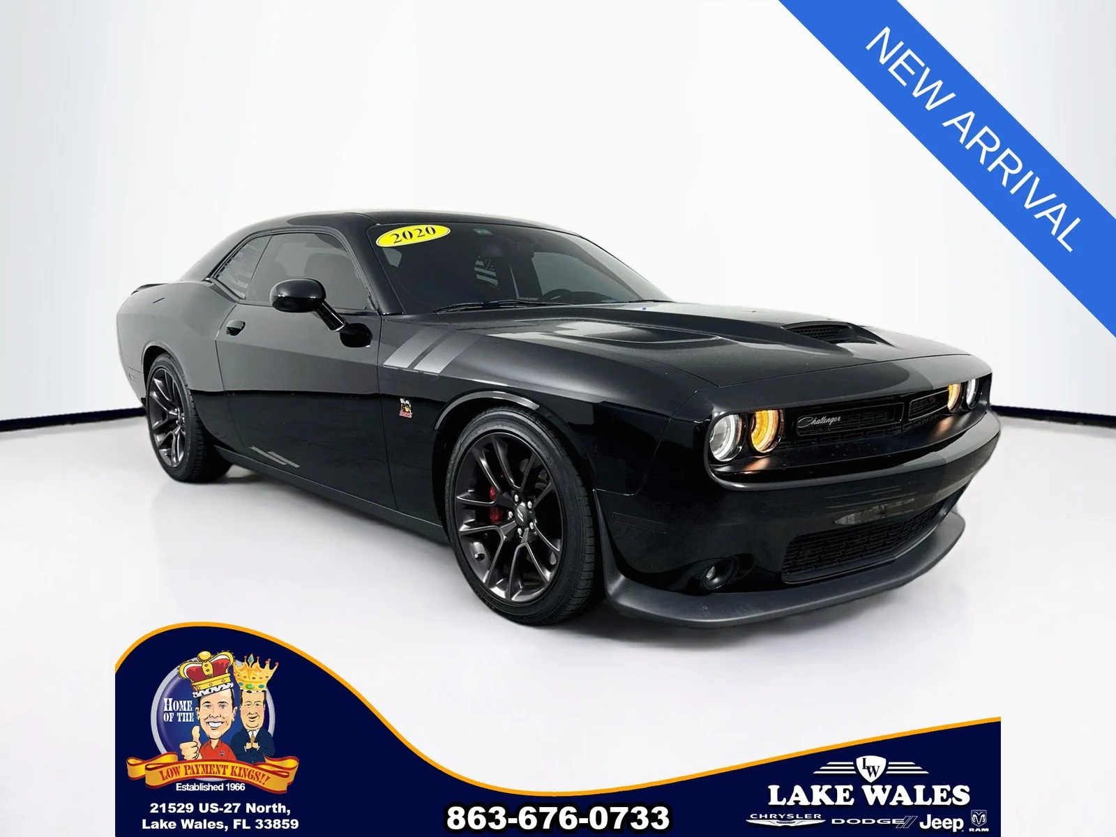 Certified Used 2020 Black Dodge R/T Scat Pack image 1