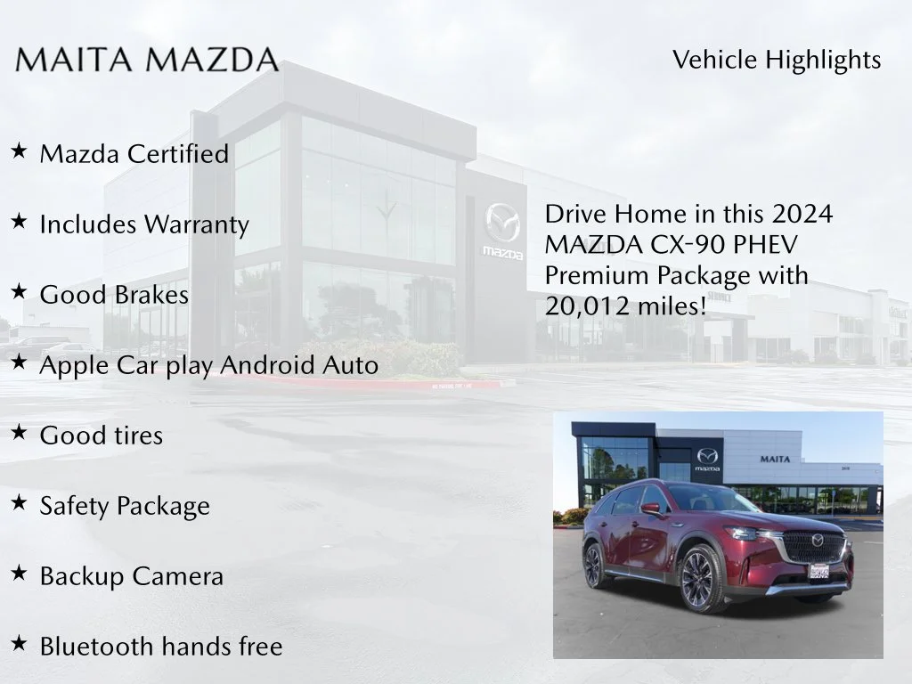 Certified Used 2024 Artisan Red Premium Mazda Premium image 7