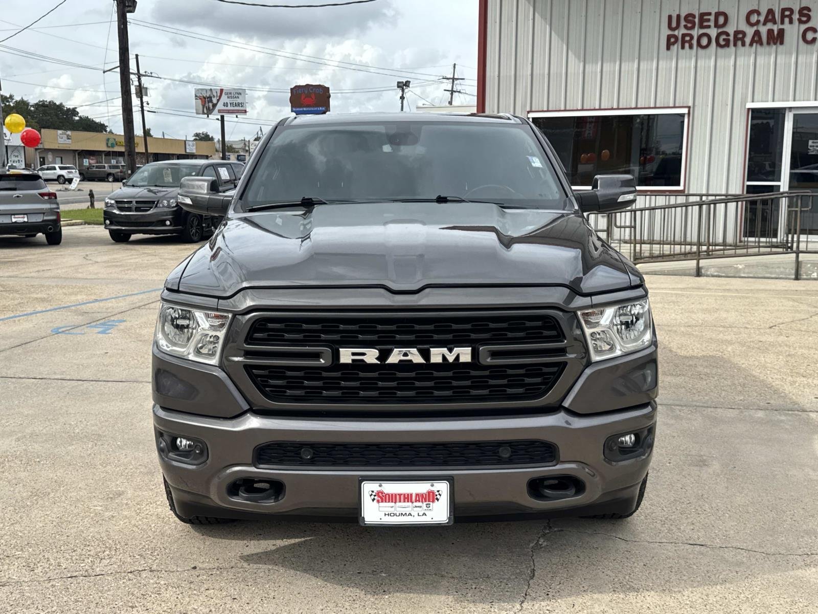 Used 2022 Granite Crystal Metallic Clearcoat Ram Big Horn image 2