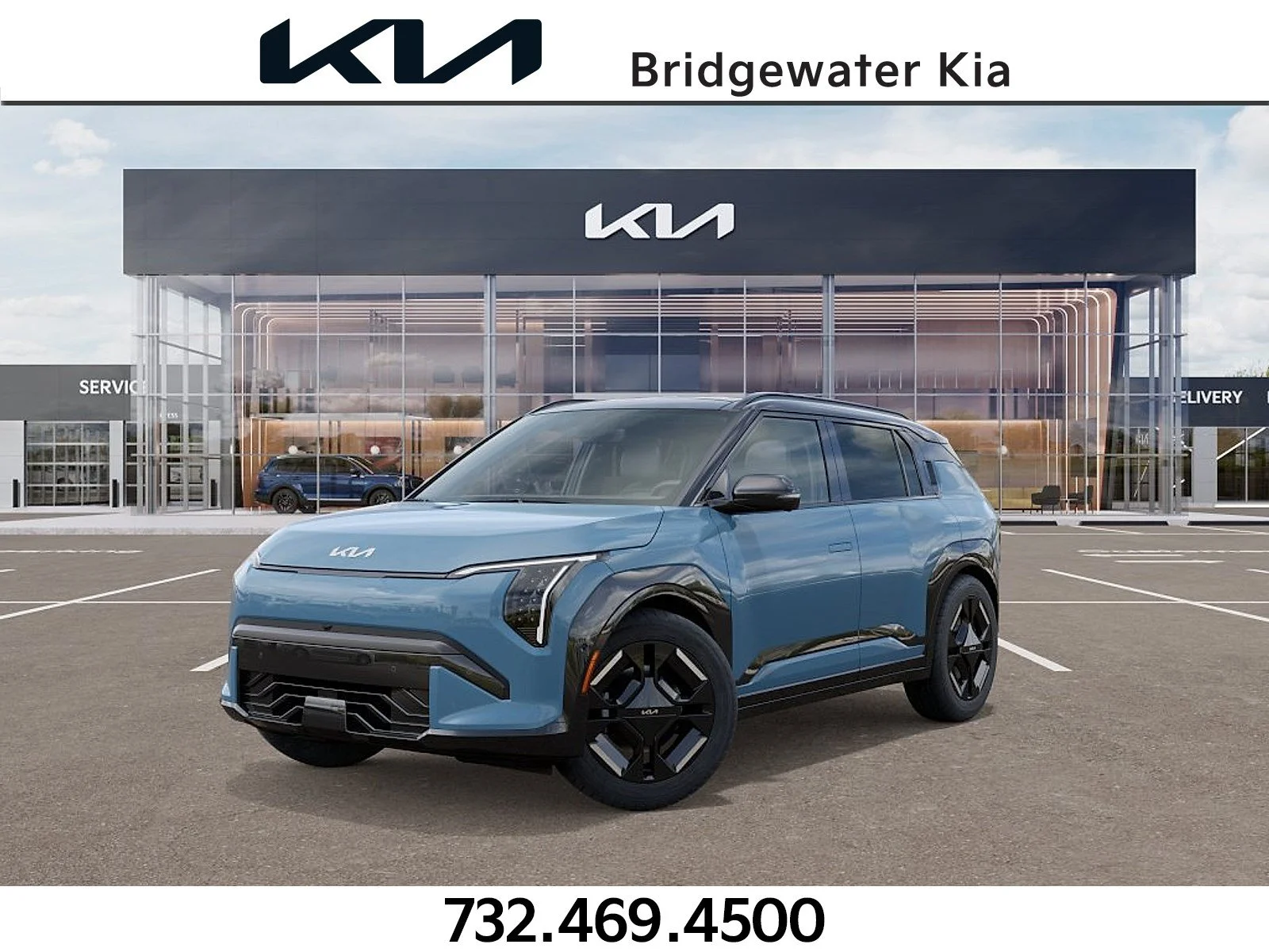 New 2027 Frost Blue / Black Roof Kia GT-Line AWD image 1